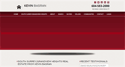 Desktop Screenshot of kevinbasran.com